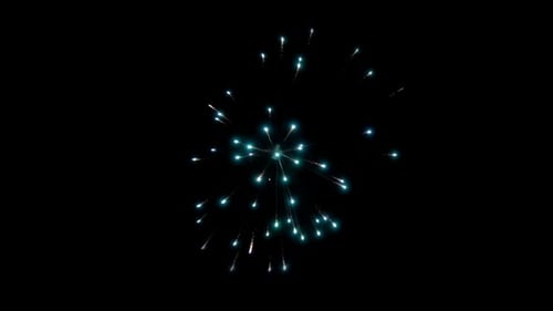 Buntes Feuerwerk