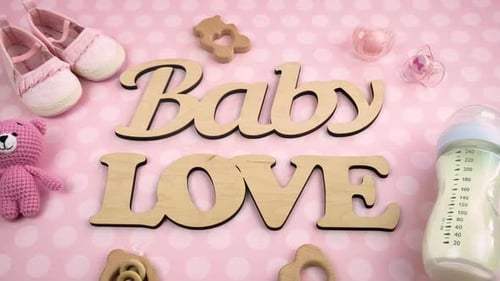 Baby Love Letters and Newborn Accessories