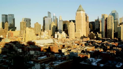 Urban Cityscape Scenery of Corporate Business District
