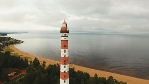 Old Lighthouse on the Coast