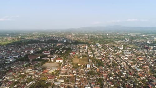 Aerial View Yogyakarta, Indonesia