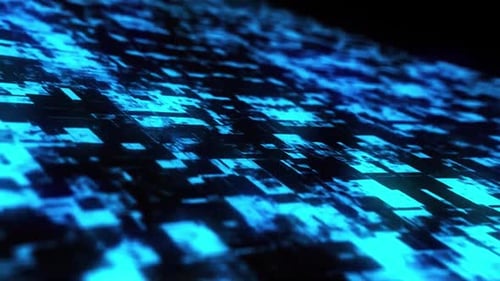 Technologic Blue Hardware Background Loop Background