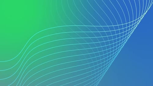 Dynamic Abstract Wavy Lines Loop Background