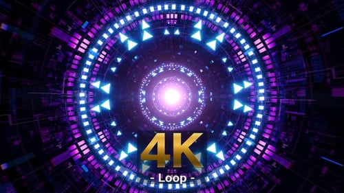 Neon Cyber Passageway