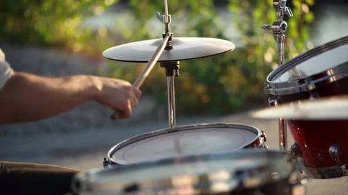 Playing Music on Drums