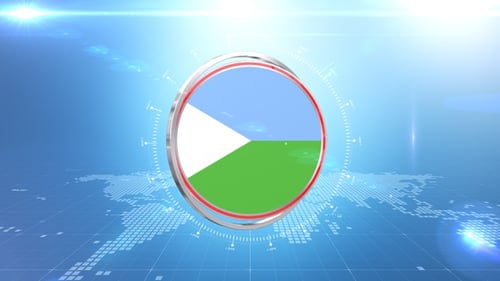 Modern Metallic Circular Reveal for Broadcasts