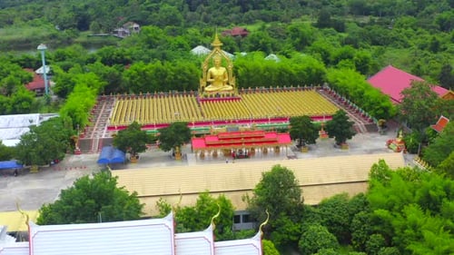 Phuttha Utthayan Makha Bucha Anusorn Buddhism Memorial Park in Nakhon Nayok Thailand