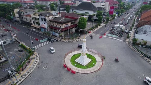 Luftbild Tugu Jogja