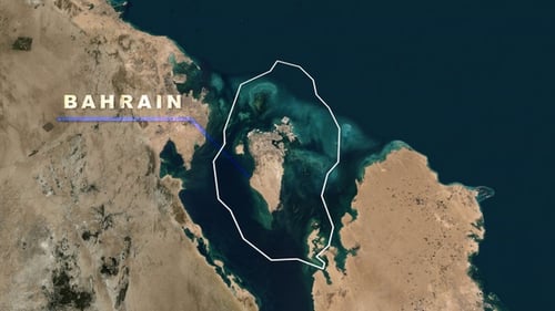 Bahrain World Map
