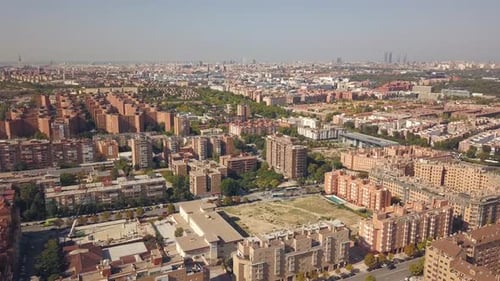 Aerial View of Madrid