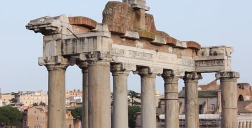 Temple of God Saturn in Roman Forum