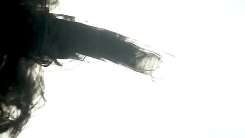 Black Ink Spreading slowly