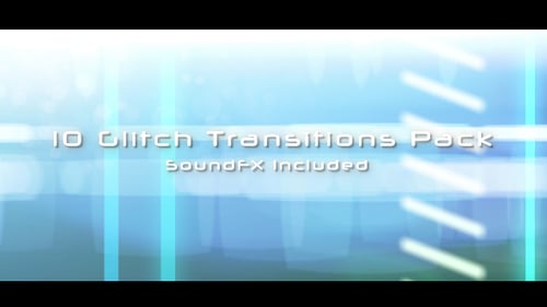 10 Glitch Transitions Pack