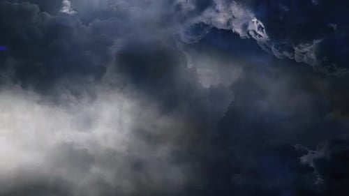 Storm Clouds Time Lapse Heavenly Atmospheric Sky