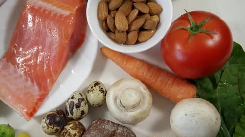 Healthy Food Variety with Fresh Ingredients