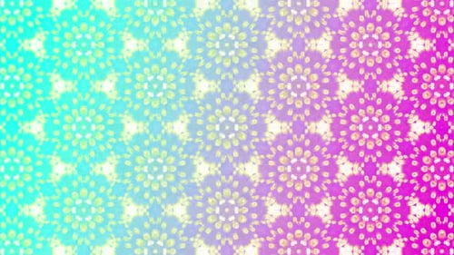 Seamless Abstract Kaleidoscope Pattern Morphing Loop