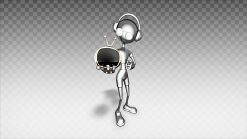 Silber 3D Man - Zeichentrickserie TV