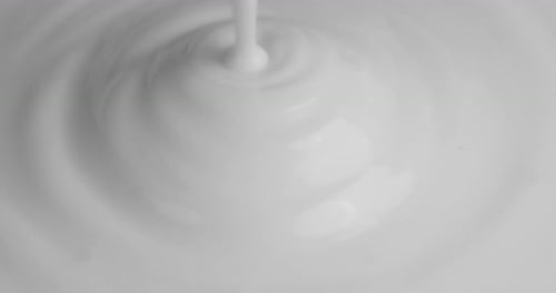 Spilled Fresh White Liquid