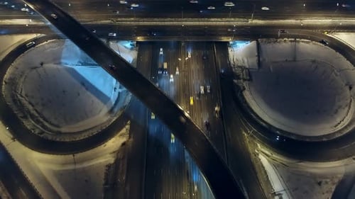 Night Highway Interchange 5