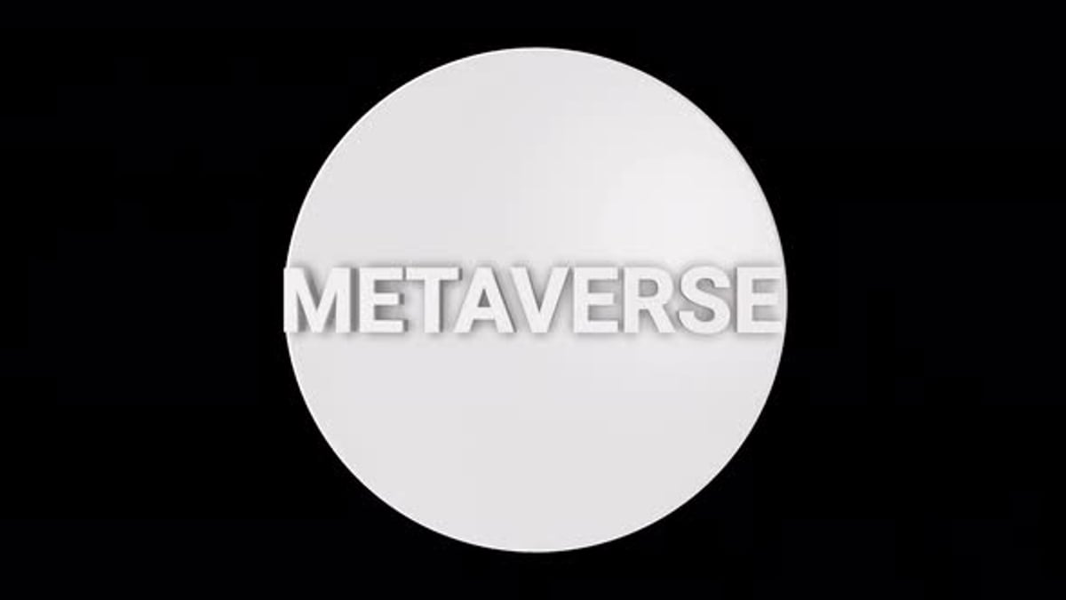 Modern 3D NFT Metaverse Text Spinning Reveal, Backgrounds Motion ...