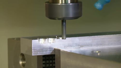Metal Milling Machine Cutting Block of Metal