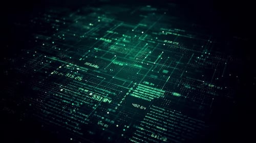 Digital Data Flow Abstract Network Background