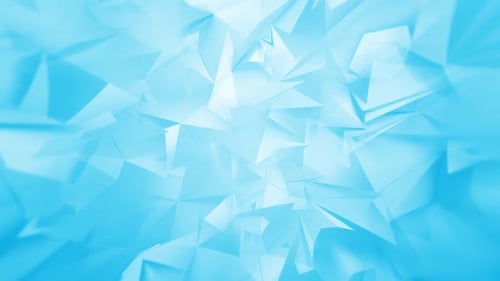 Animated Abstract Geometric Blue Background Loop