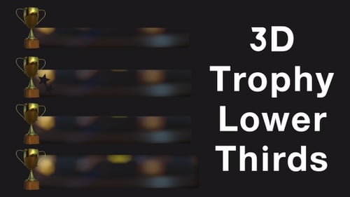 3D Trophy Lower Thirds