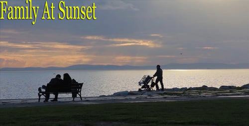 Family At Sunset