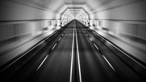 Endless ride through the mysterious infinite tunnel. Loopable animation. HD