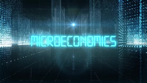 Skyscrapers Digital City Tech Word Microeconomics