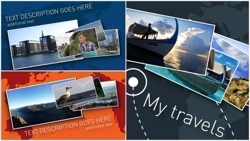 Light Travel Map Slideshow