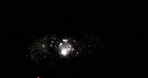 Fireworks Deauville in Normandy, Real Time 4K