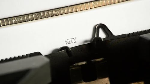 Typing the Word WHY