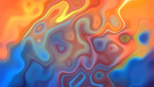vagues liquides abstraites et colorées