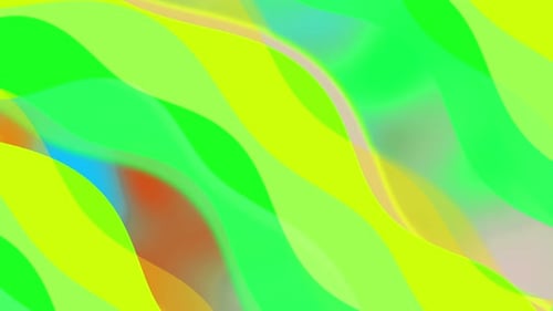 Vibrant Fluid Abstract Wavy Lines Looping Background