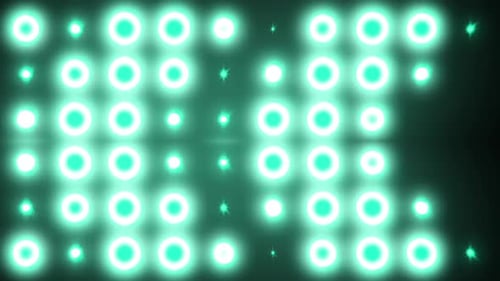 Dynamic Abstract Glowing Grid Light Wall Background