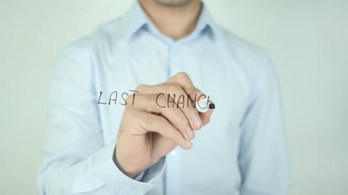 Letzte Chance, Schreiben auf dem Bildschirm