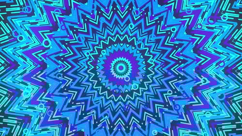 Blue Purple Flat Round Pattern