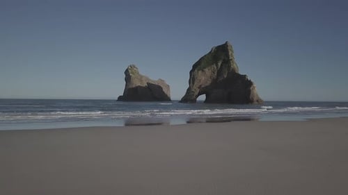 Most beautiful beach on sunny day