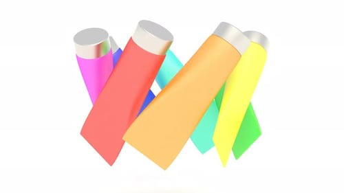 Color Tube Hautpflege, gesundes Konzept, natürliche Schönheit, Kosmetik, modisch, in der Lage, nahtlos zu schleifen