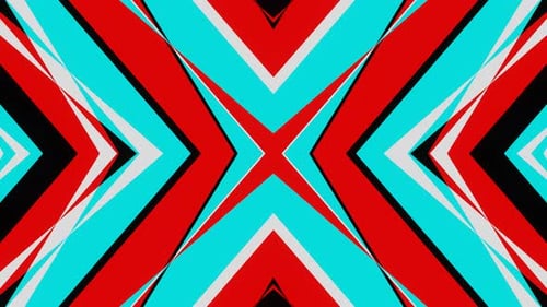 Looped Animation of Red Blue Lines