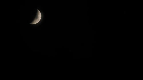 Waxing Moon In The Night