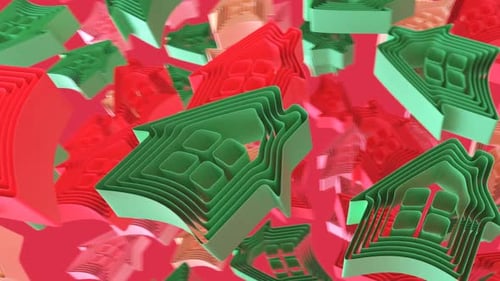 Abstract background art of real estate