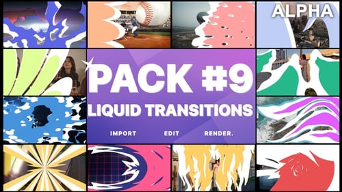 Liquid Transitions Pack 09 | Animationsgrafik-Paket