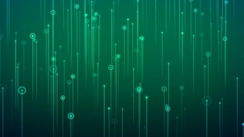 Modern Digital Network Lines and Circles Abstract Background