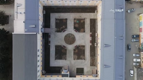 Renovated new courtyard of the administrative building 01