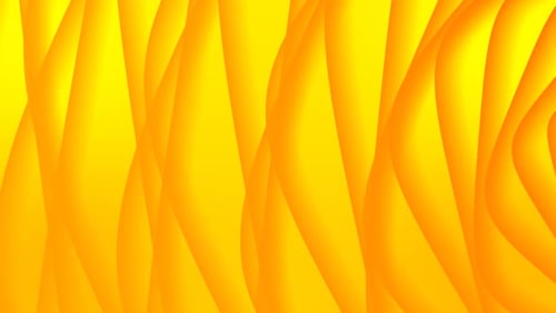 Abstract Fluid Yellow Orange Wavy Background Loop