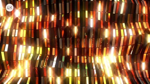 Waving Shiny Golden Lines 2