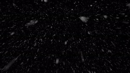 Falling Snow Particle Overlay Animation